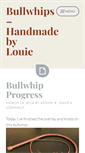Mobile Screenshot of bullwhips.org
